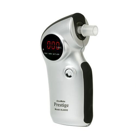 AlcoMate Prestige (AL-6000) Silver Basic Kit- NO Calibration! - AlcoTester.com